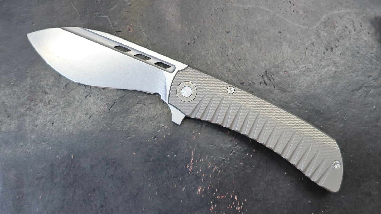 TWOSUN TS411 Gray Titanium Handle 14C28N (NEW)