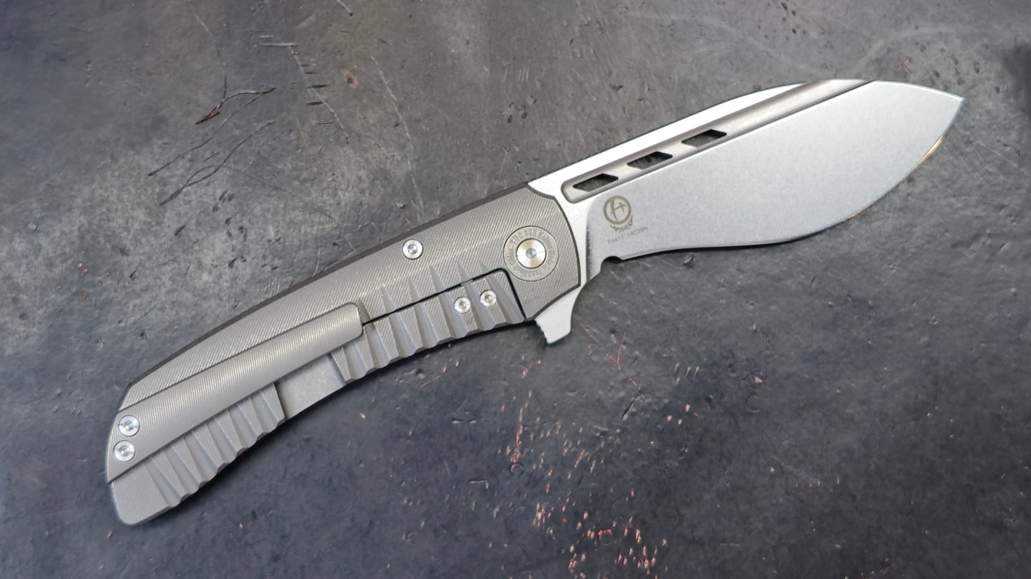 TWOSUN TS411 Gray Titanium Handle 14C28N (NEW)