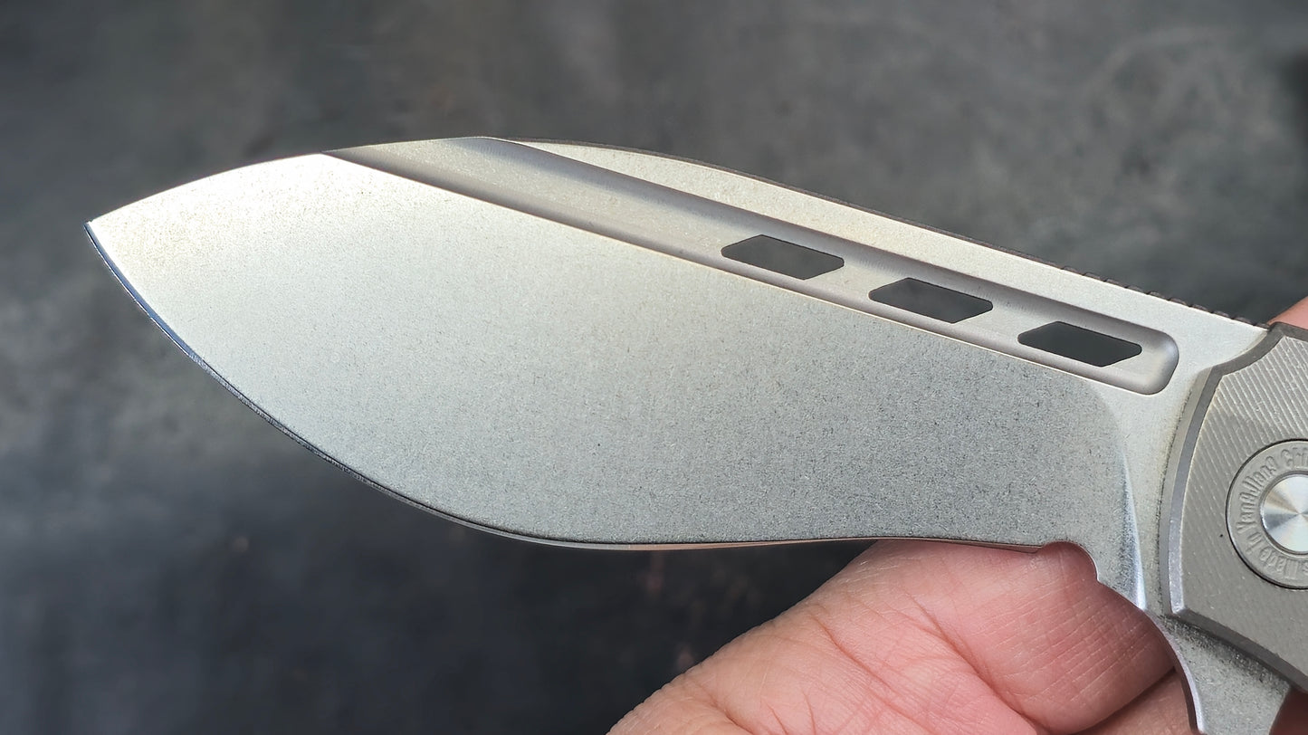 TWOSUN TS411 Gray Titanium Handle 14C28N (NEW)