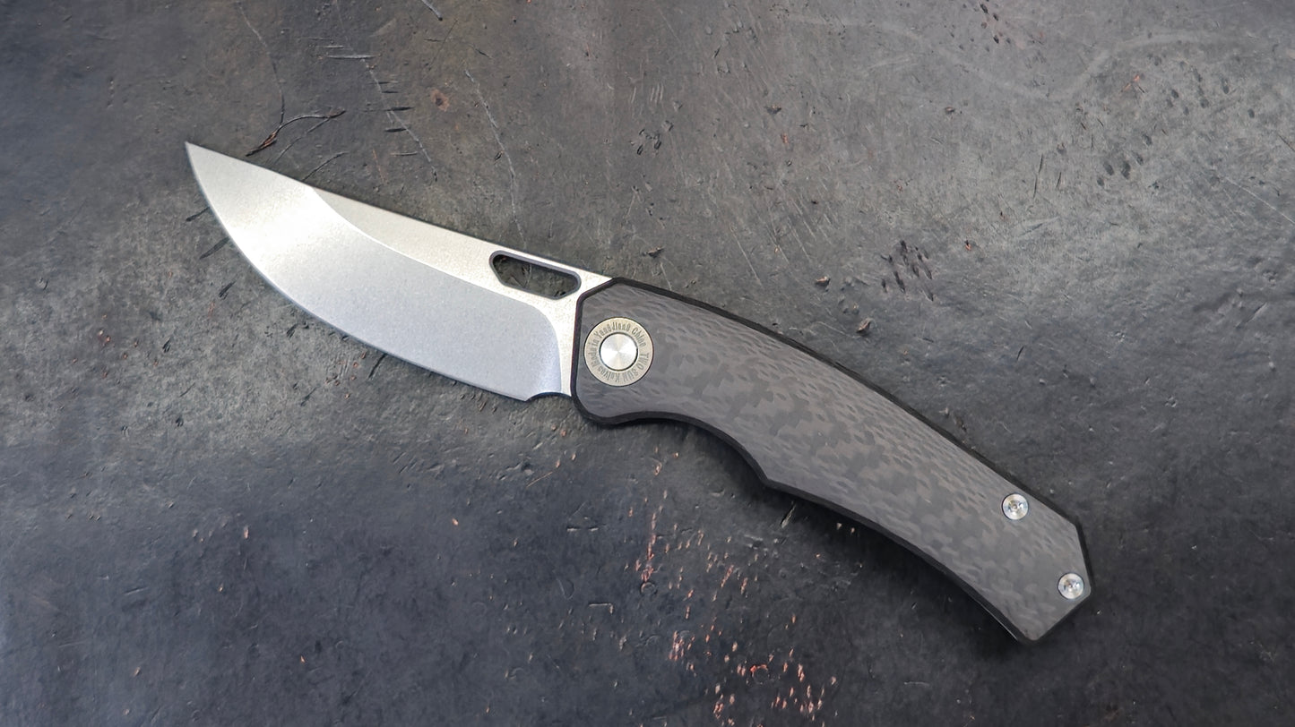 TWOSUN TS457 Carbon Fiber/Titanium Handle M390 (NEW)