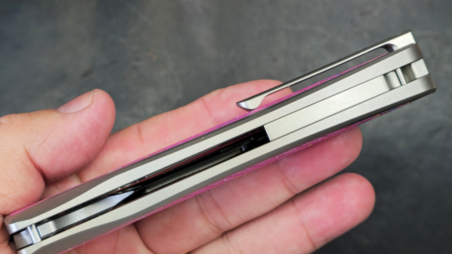 TWOSUN TS441 Titanium/G10 Handle 154CM (NEW)