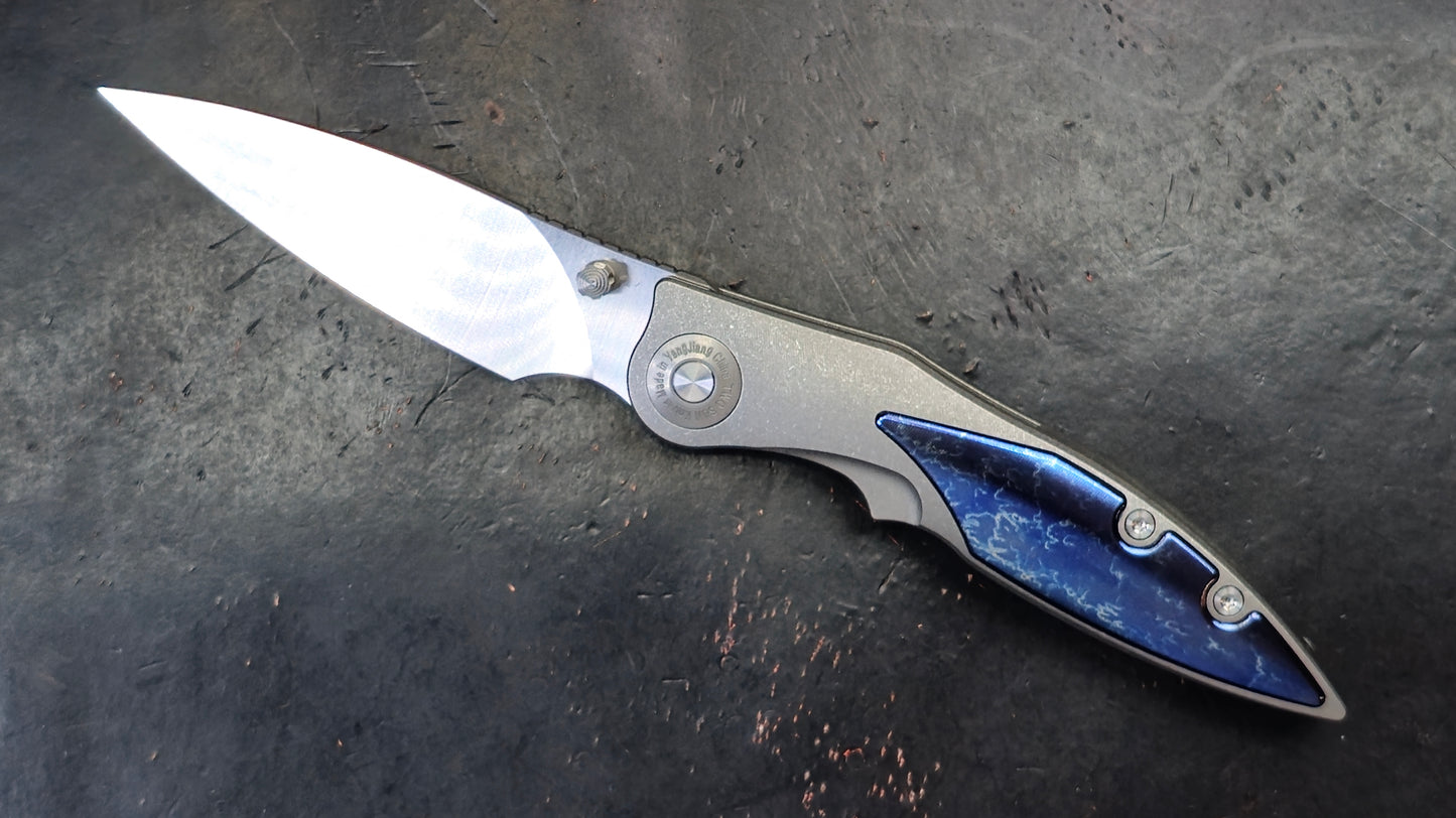 TWOSUN TS413 Titanium w/anodized insert Handle D2