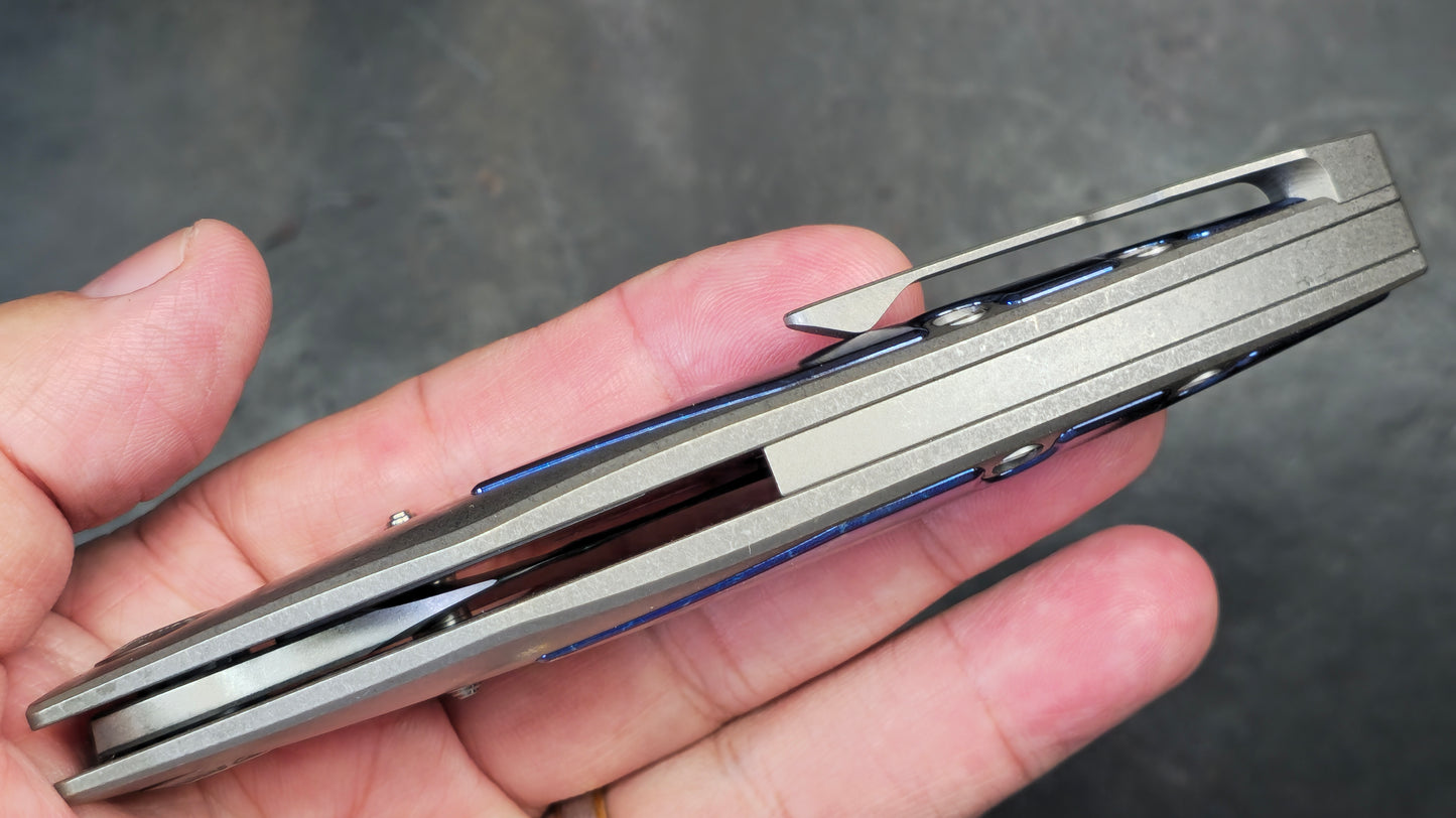 TWOSUN TS413 Titanium w/anodized insert Handle D2