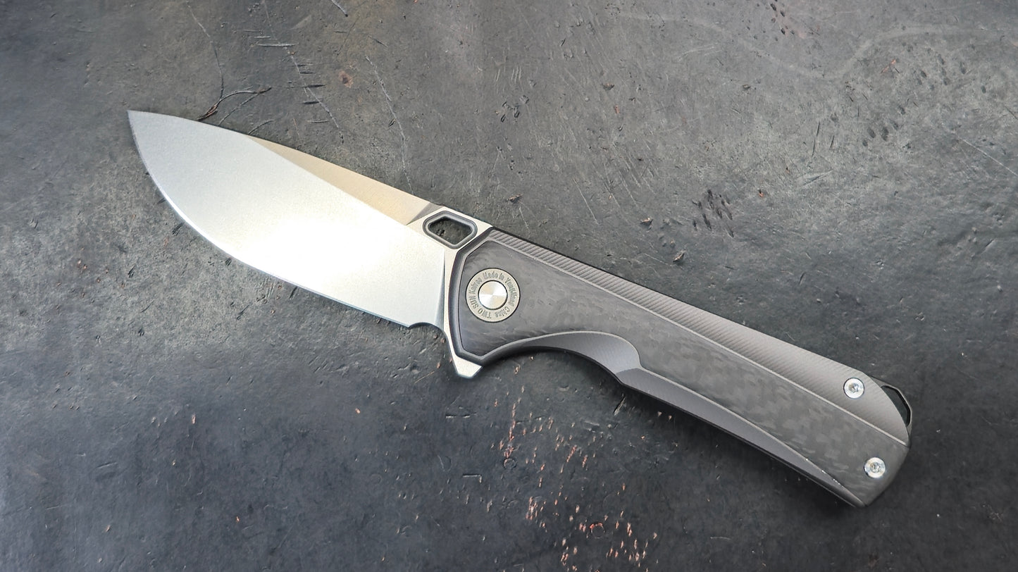 TWOSUN TS419 Titanium/Carbon Fiber Handle YJ01-V1 (NEW)