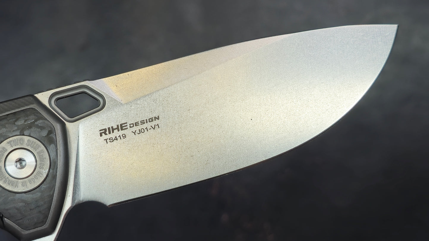 TWOSUN TS419 Titanium/Carbon Fiber Handle YJ01-V1 (NEW)