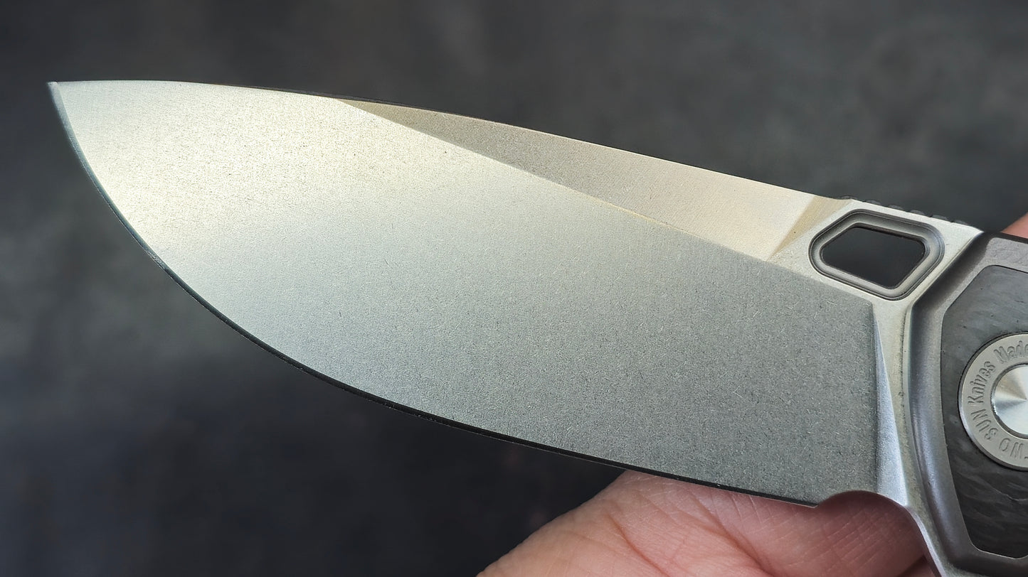TWOSUN TS419 Titanium/Carbon Fiber Handle YJ01-V1 (NEW)