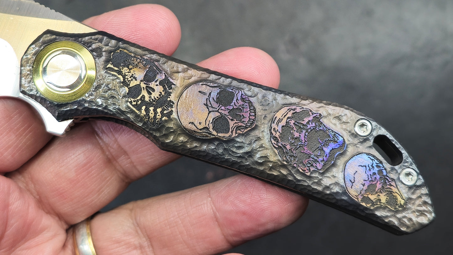 TWOSUN TS196 ENGRAVED Titanium M390 (NEW)