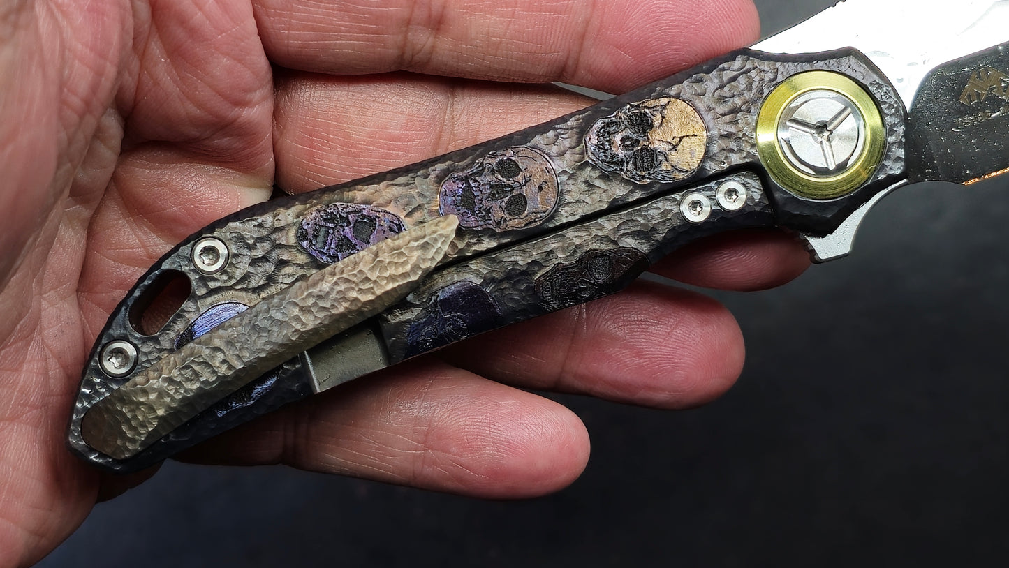 TWOSUN TS196 ENGRAVED Titanium M390 (NEW)