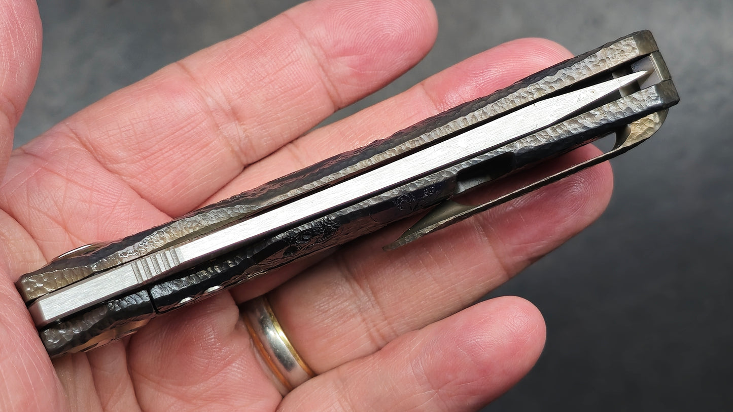 TWOSUN TS196 ENGRAVED Titanium M390 (NEW)