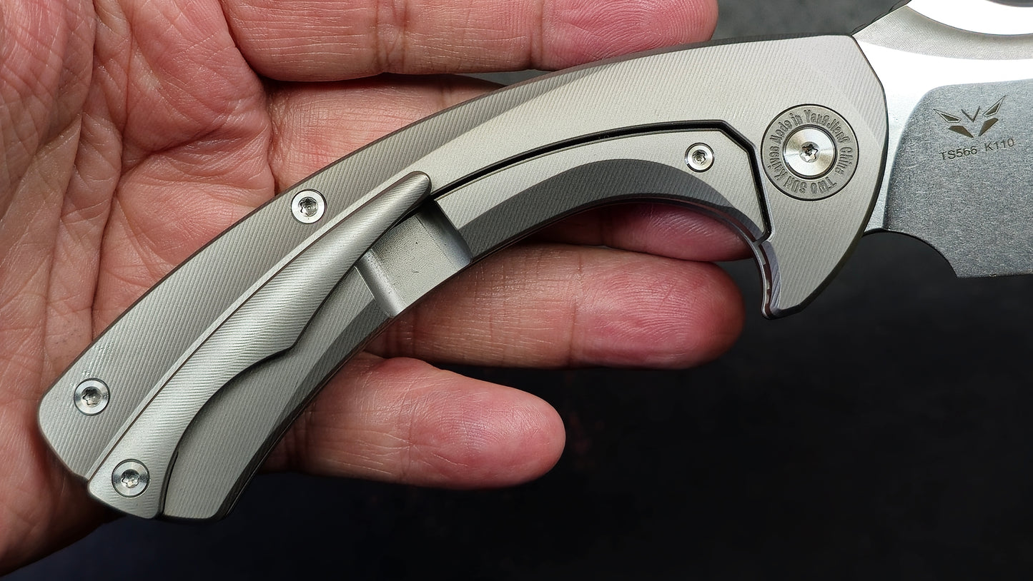 TWOSUN TS566 Micarta Titanium K110 (NEW)