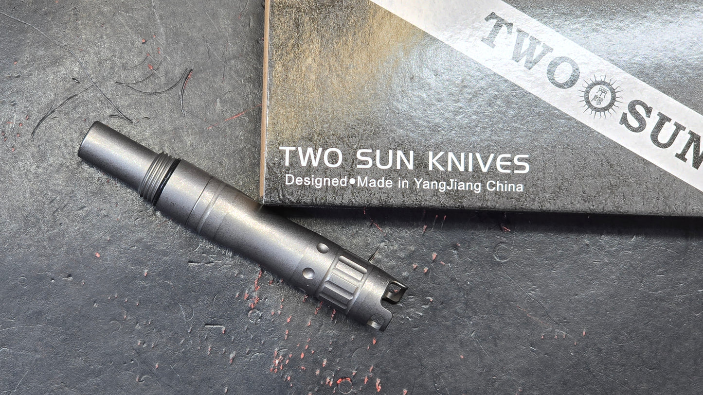 TWOSUN WS15 Titanium Whistle / Pen (NEW)