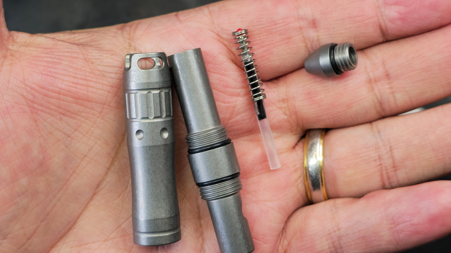 TWOSUN WS15 Titanium Whistle / Pen (NEW)