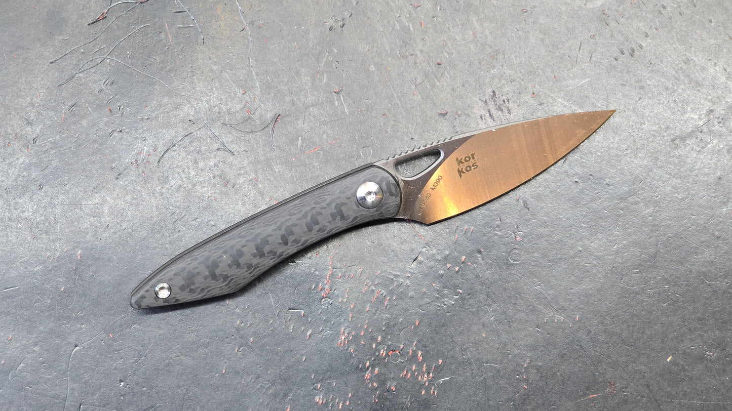 TWOSUN TS580 Fixed Blade Carbon Fiber M390 (NEW)