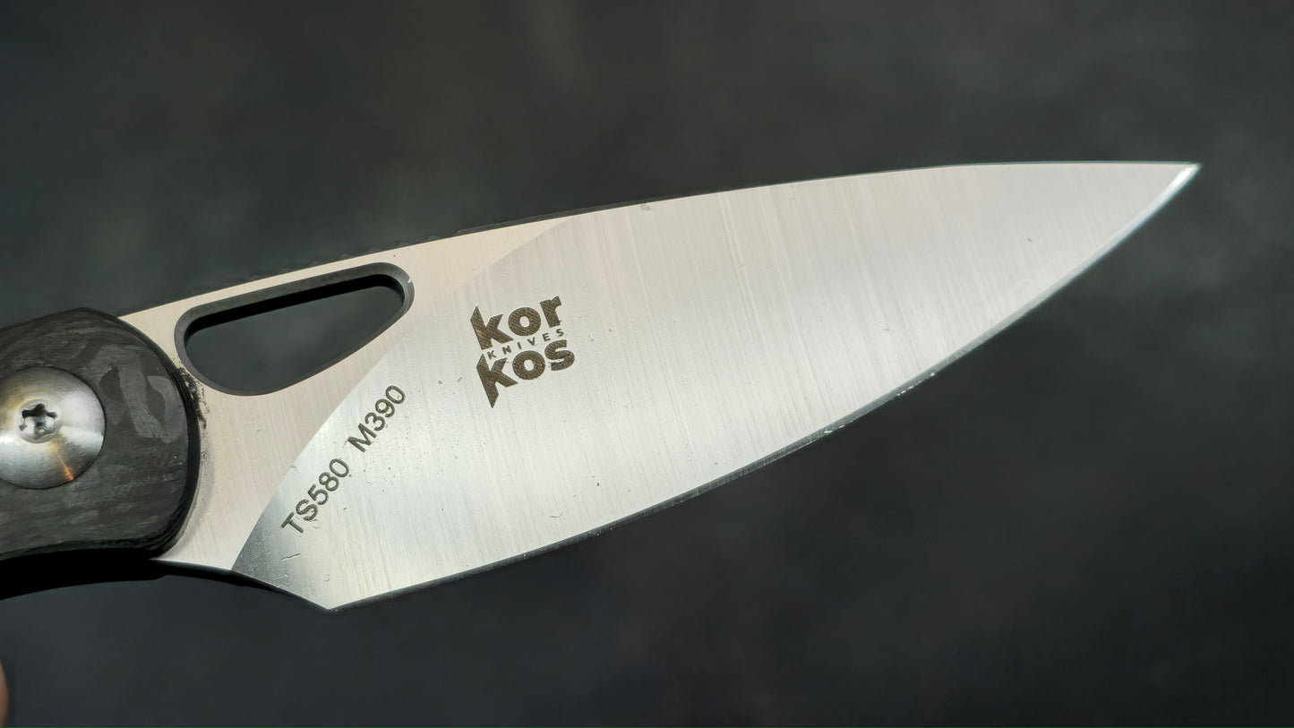 TWOSUN TS580 Fixed Blade Carbon Fiber M390 (NEW)