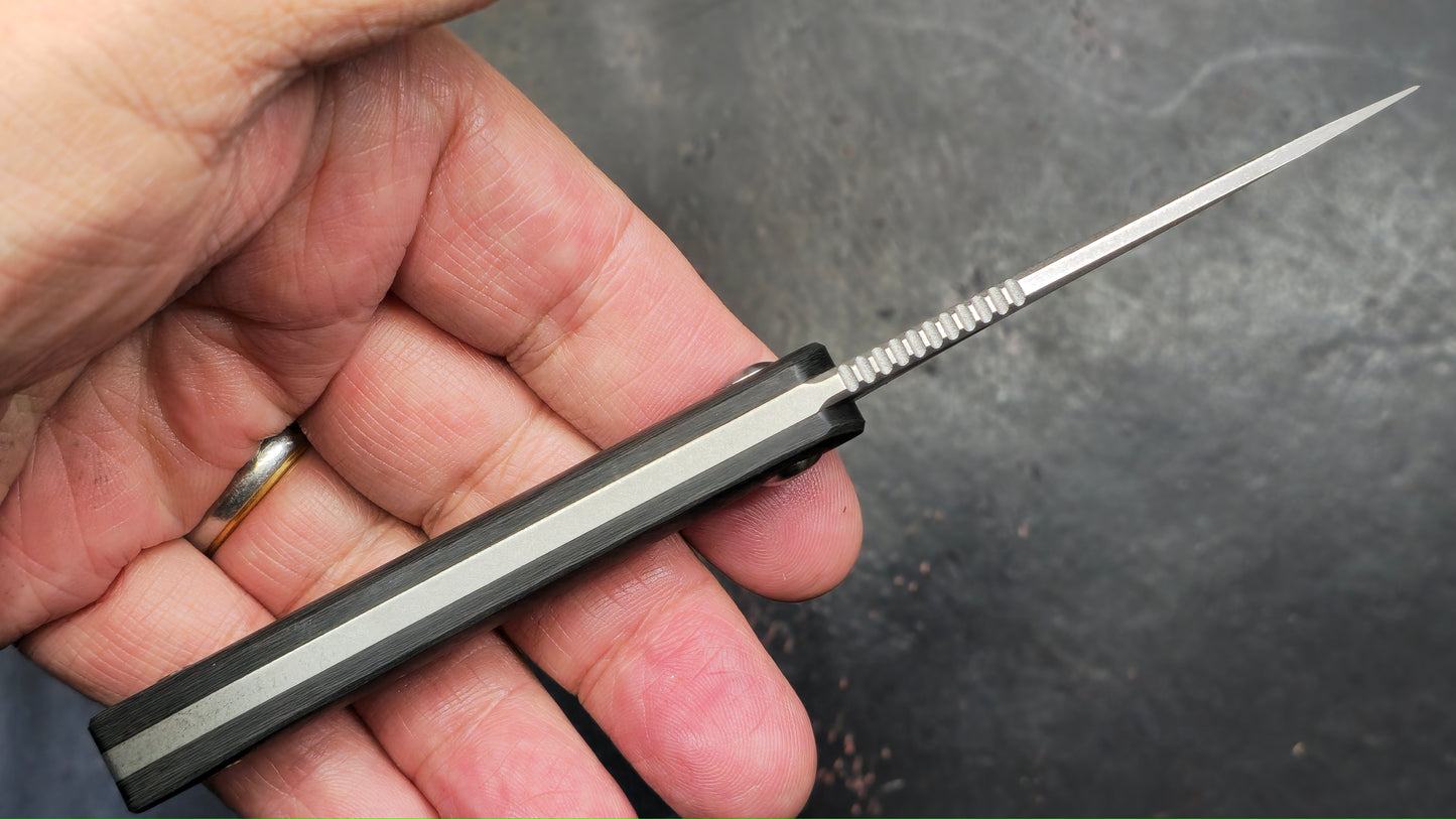 TWOSUN TS580 Fixed Blade Carbon Fiber M390 (NEW)