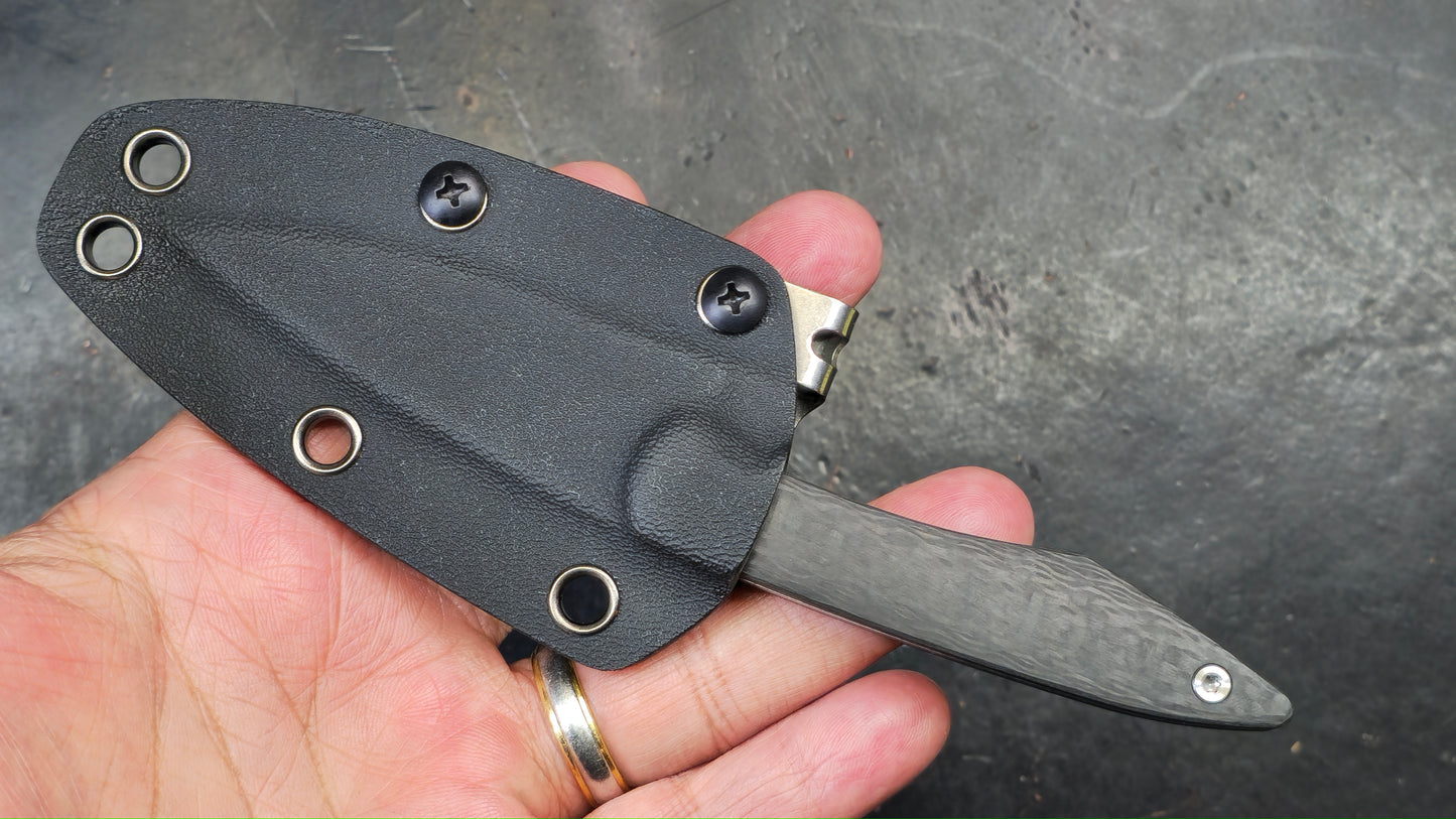 TWOSUN TS580 Fixed Blade Carbon Fiber M390 (NEW)