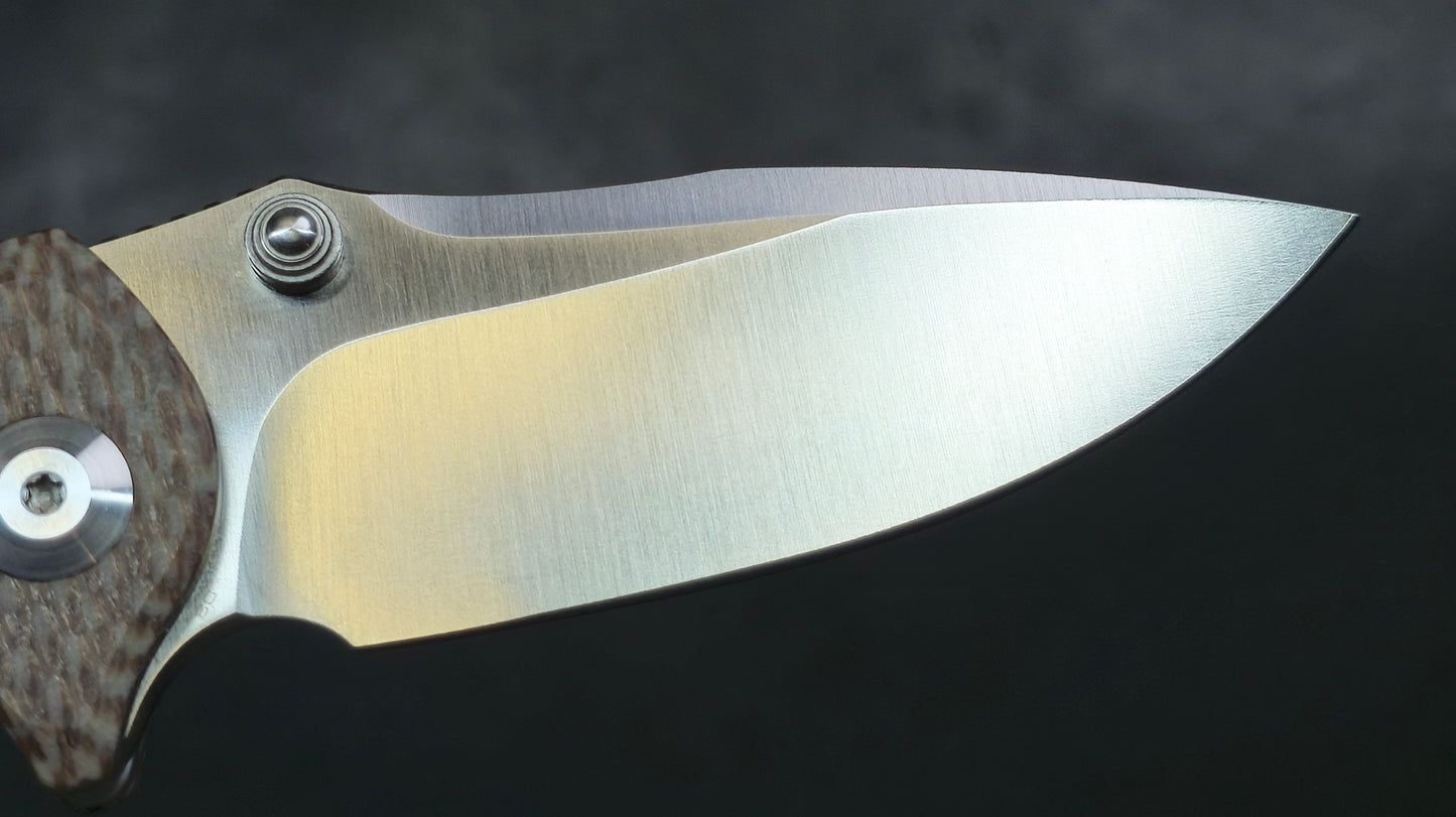 CIVIVI Hooligan Snakeskin Micarta SS liners D2 (USED)