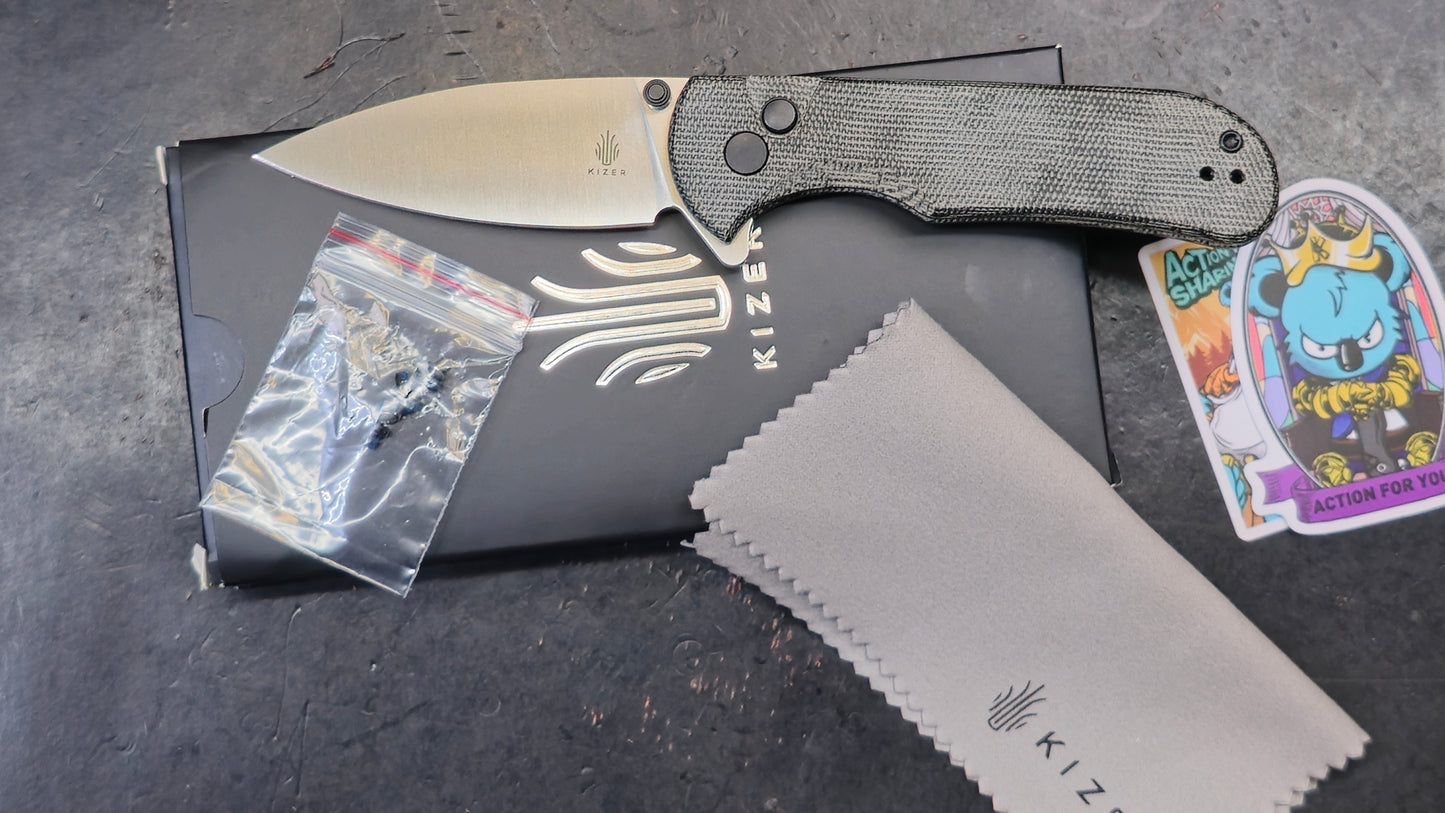 KIZER POP Micarta Nitro V (NEW)