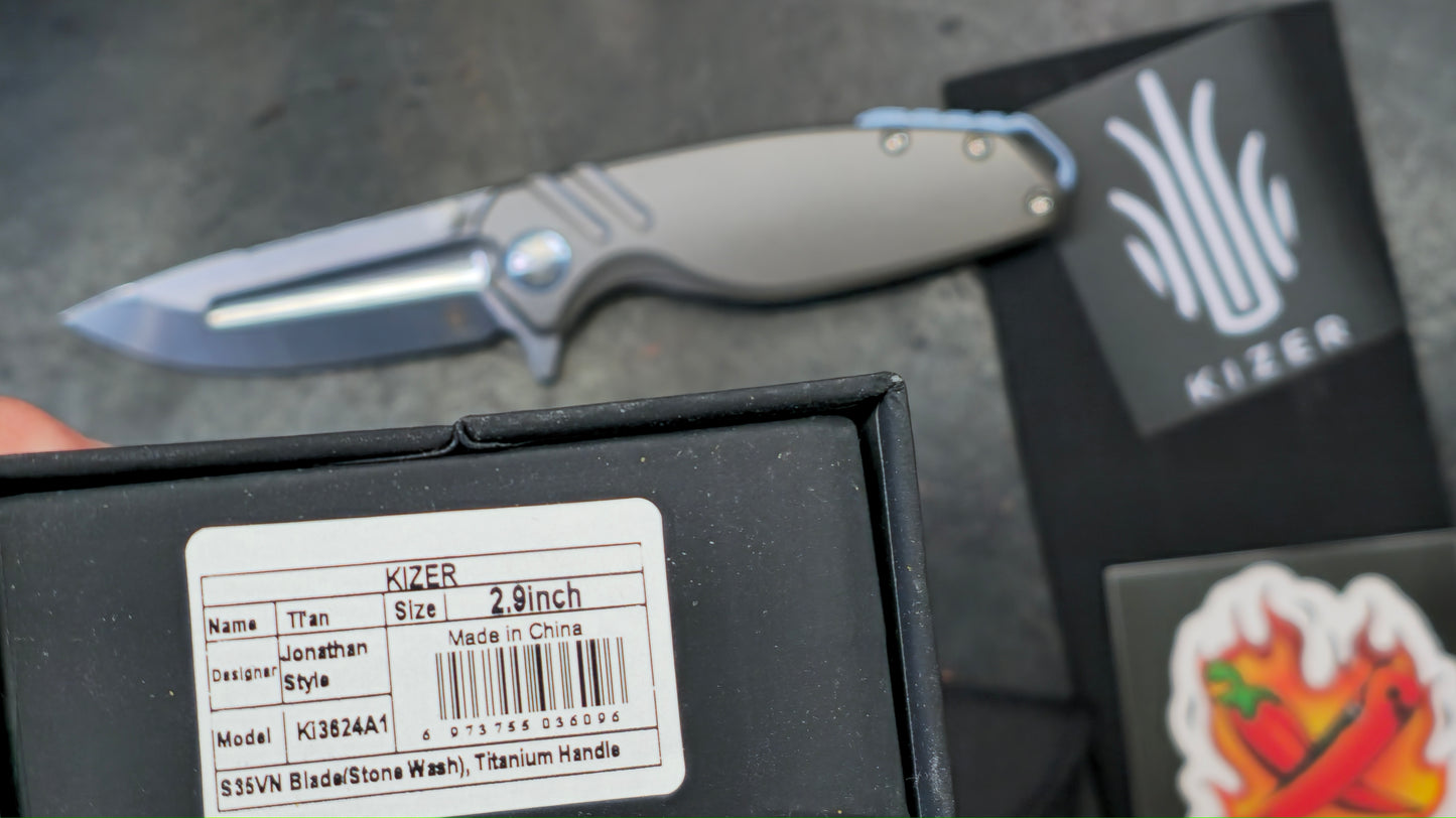 Kizer Ti'an Titanium S35VN (NEW)