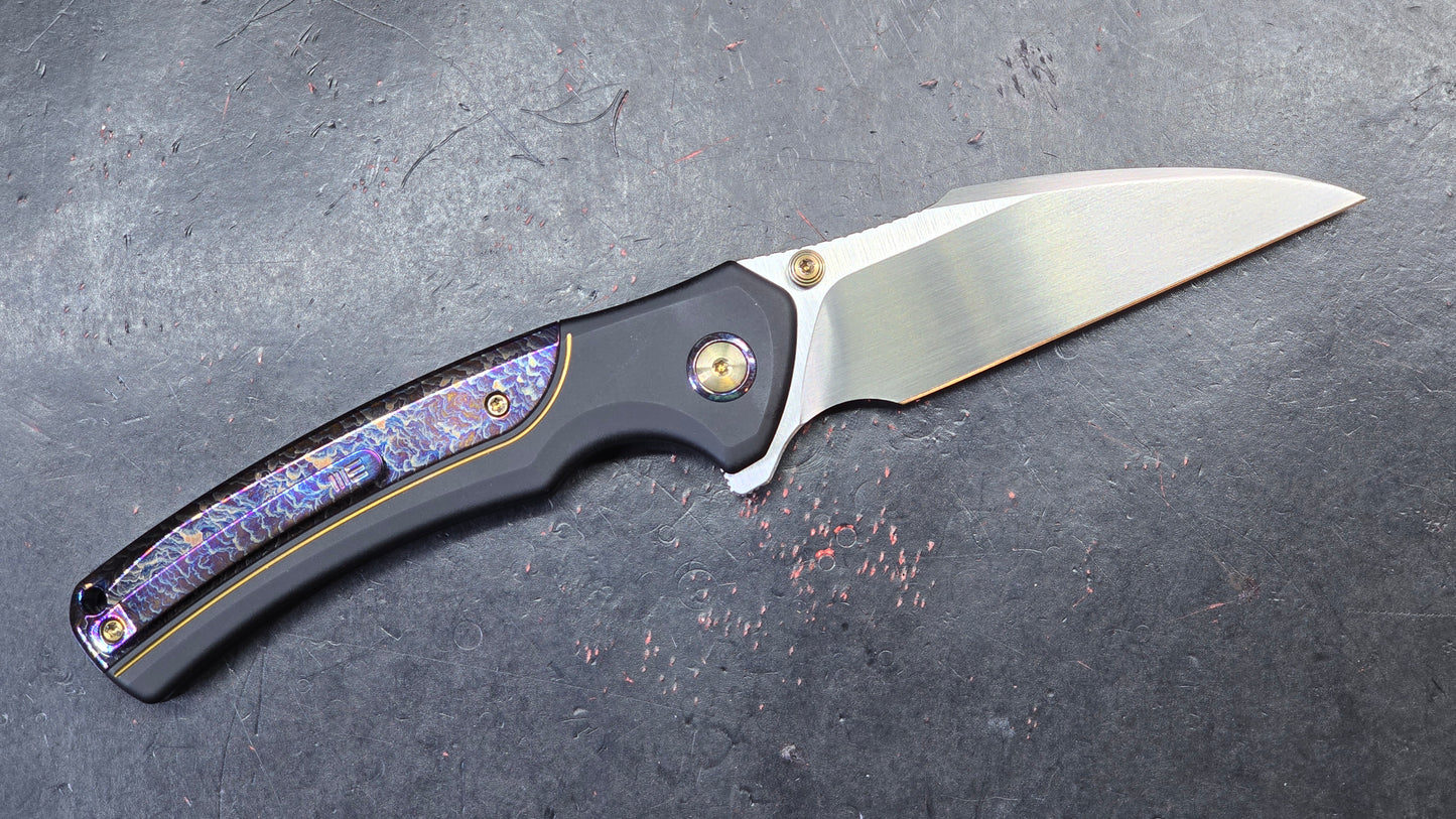 WE KNIFE Ziffius Black/Blue Titanium 20CV LIMITED (NEW)