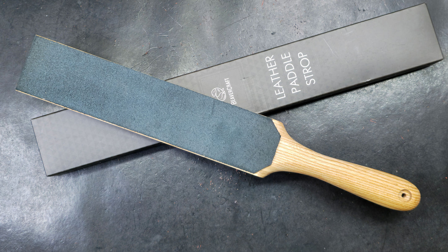 Beavercraft Leather paddle Strop w/rouge (NEW)