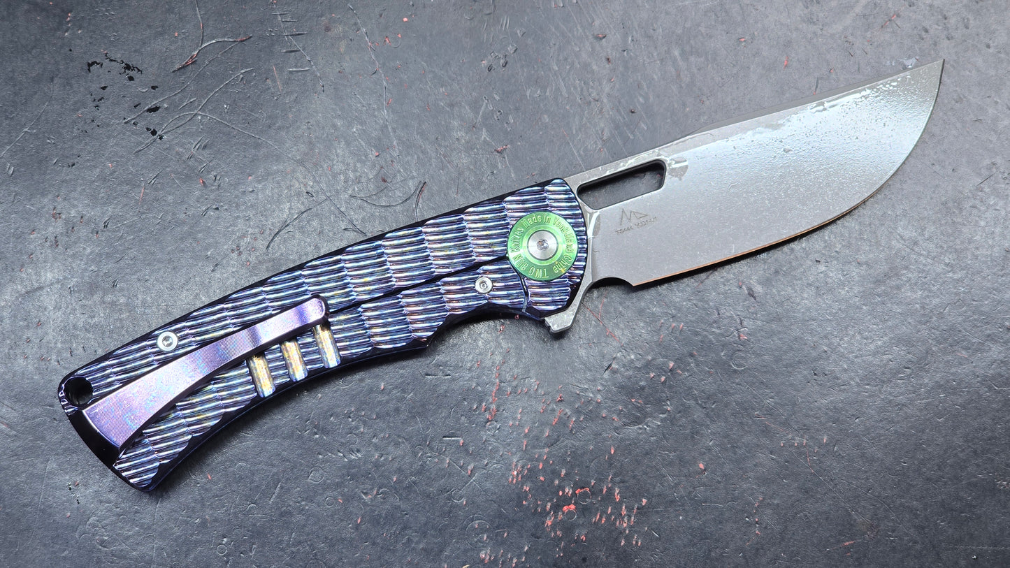 TWOSUN TS444 Blue Anodized Titanium YJ01-V1 (NEW)