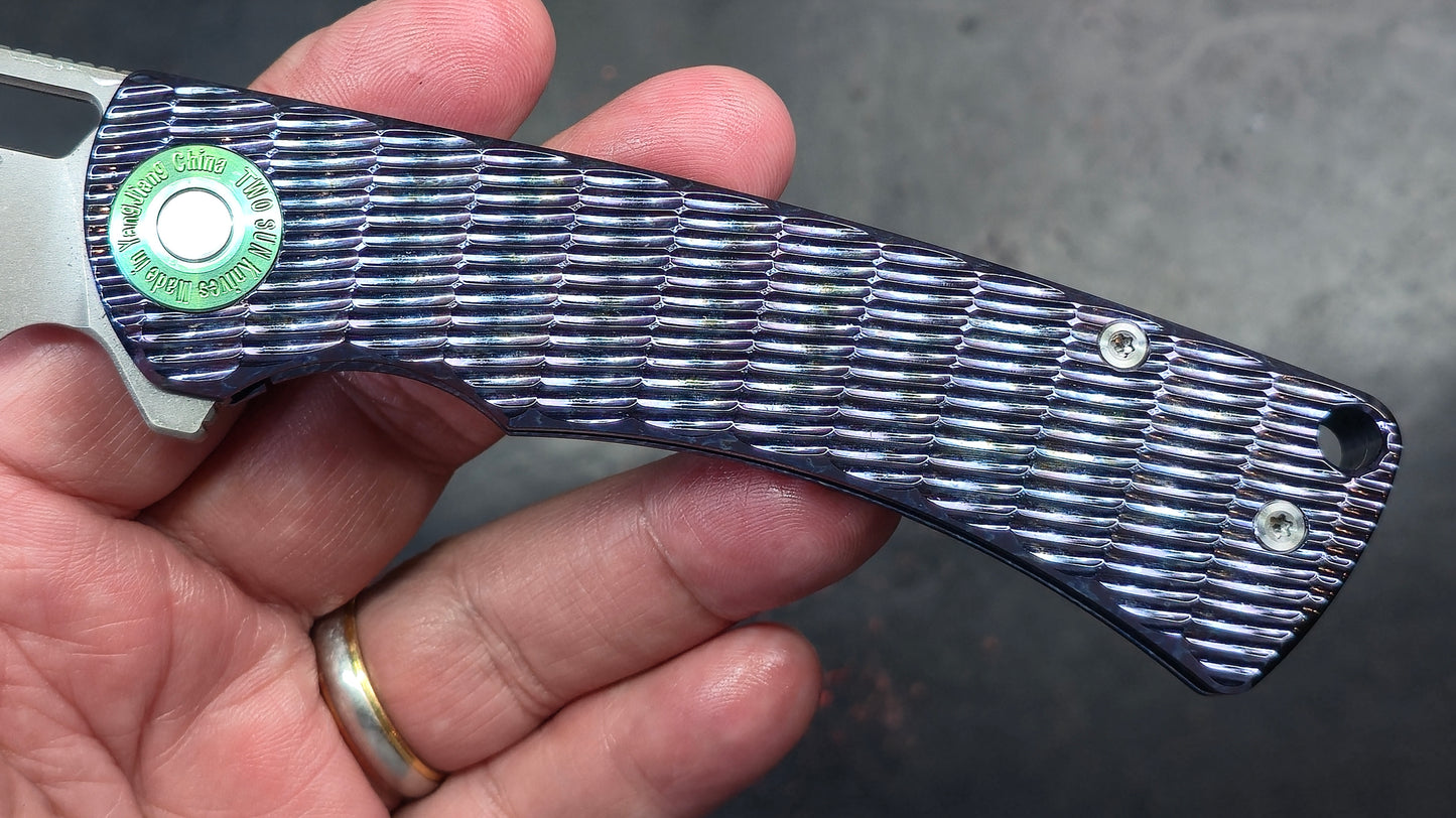 TWOSUN TS444 Blue Anodized Titanium YJ01-V1 (NEW)