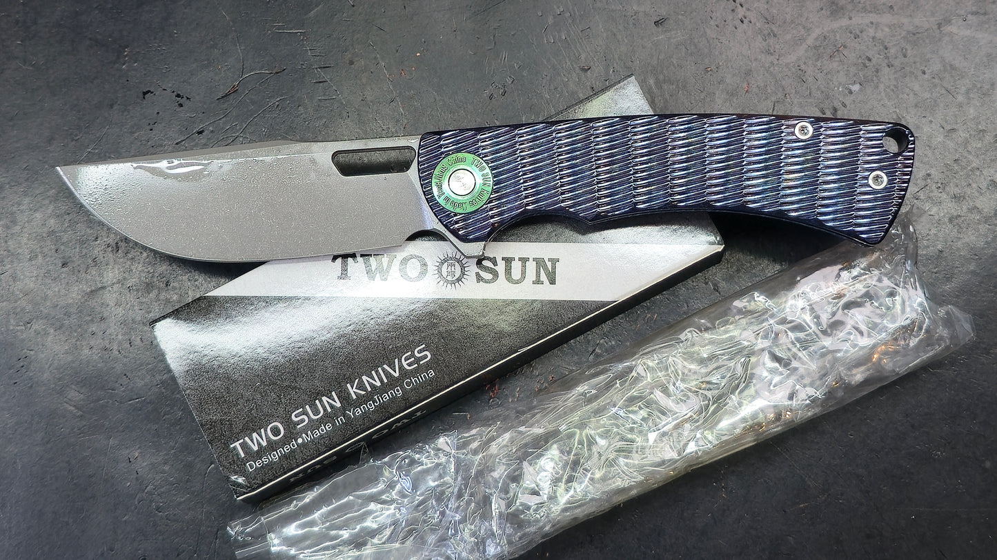 TWOSUN TS444 Blue Anodized Titanium YJ01-V1 (NEW)