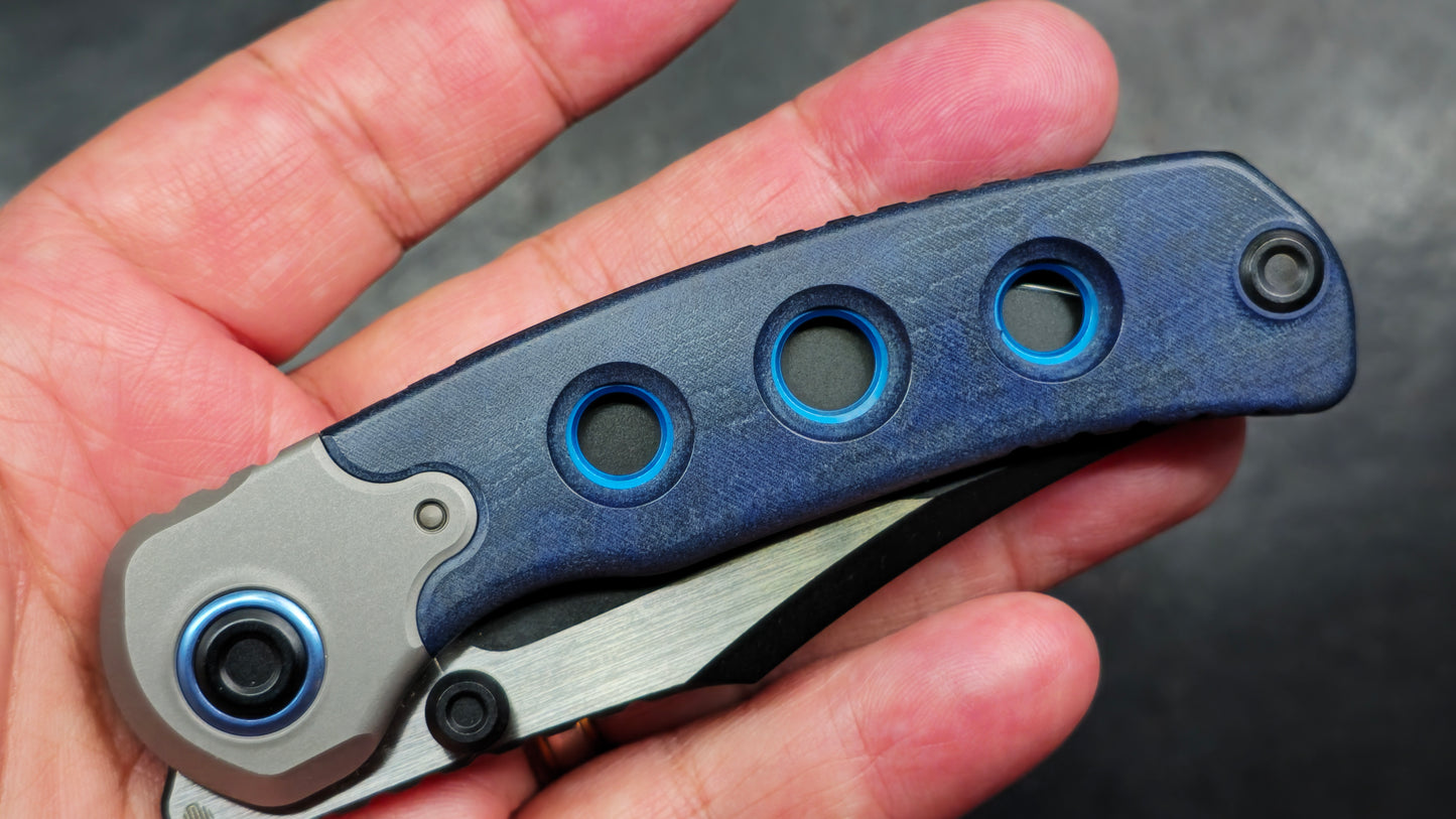 KIZER Pioneer Blue Canyon / Titanium S35VN (NEW)