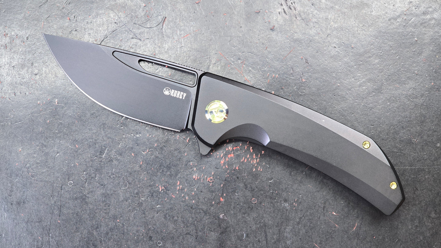 KUBEY Hyperion Titanium CPM S35VN (NEW)
