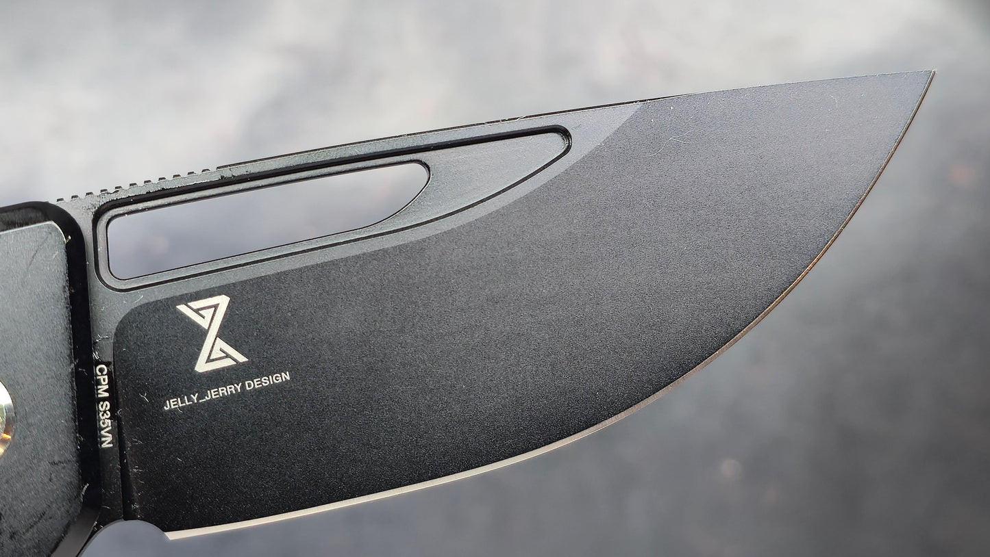 KUBEY Hyperion Titanium CPM S35VN (NEW)