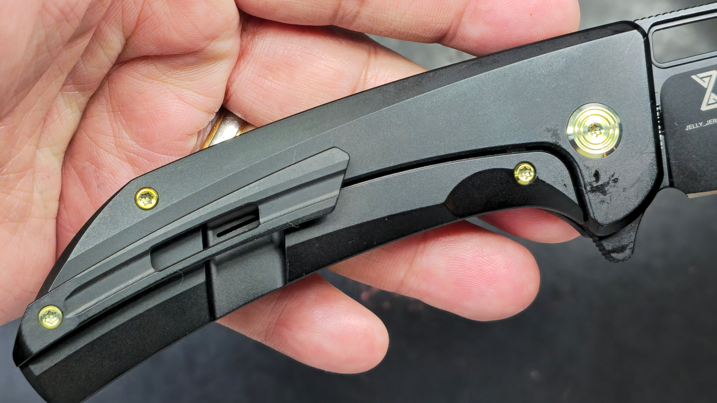 KUBEY Hyperion Titanium CPM S35VN (NEW)