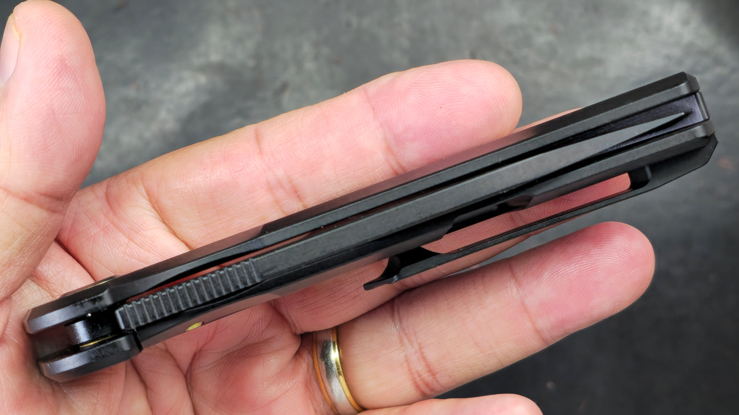 KUBEY Hyperion Titanium CPM S35VN (NEW)