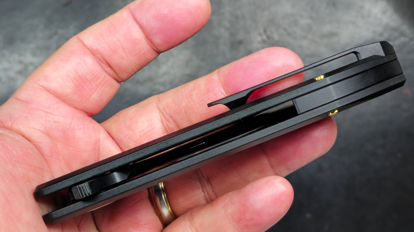 KUBEY Hyperion Titanium CPM S35VN (NEW)