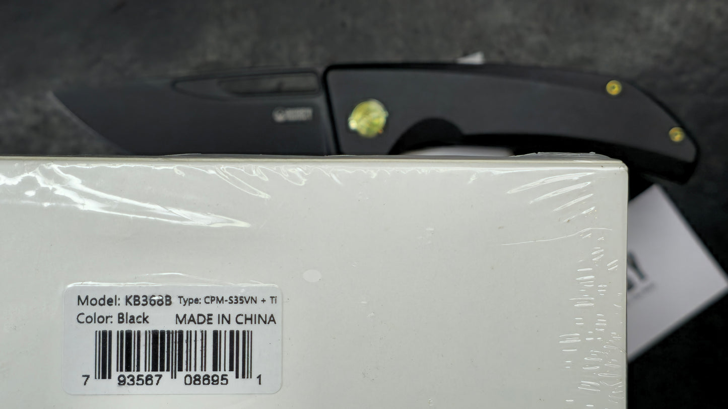 KUBEY Hyperion Titanium CPM S35VN (NEW)