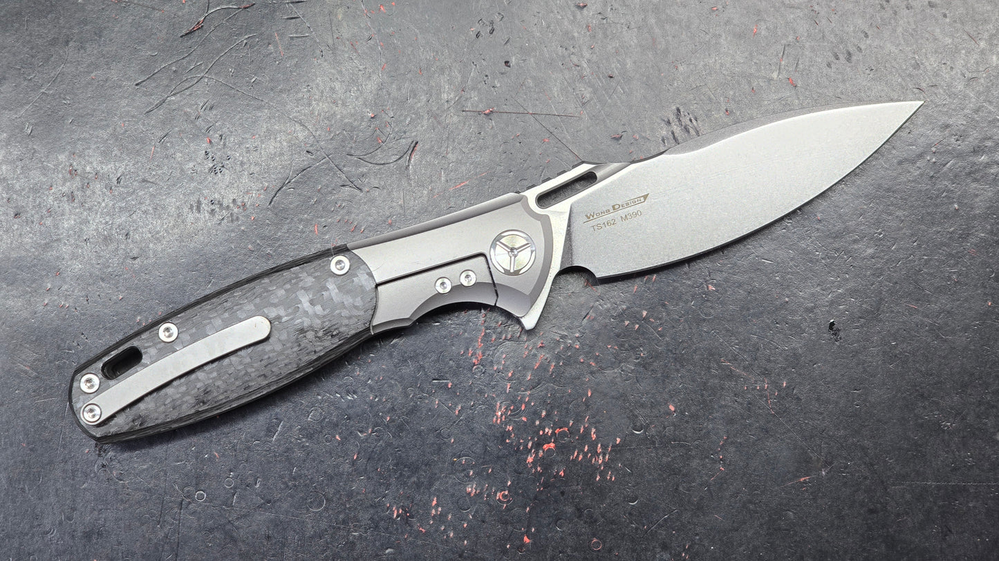 TWOSUN TS162 Titanium Carbon Fiber M390 (NEW)