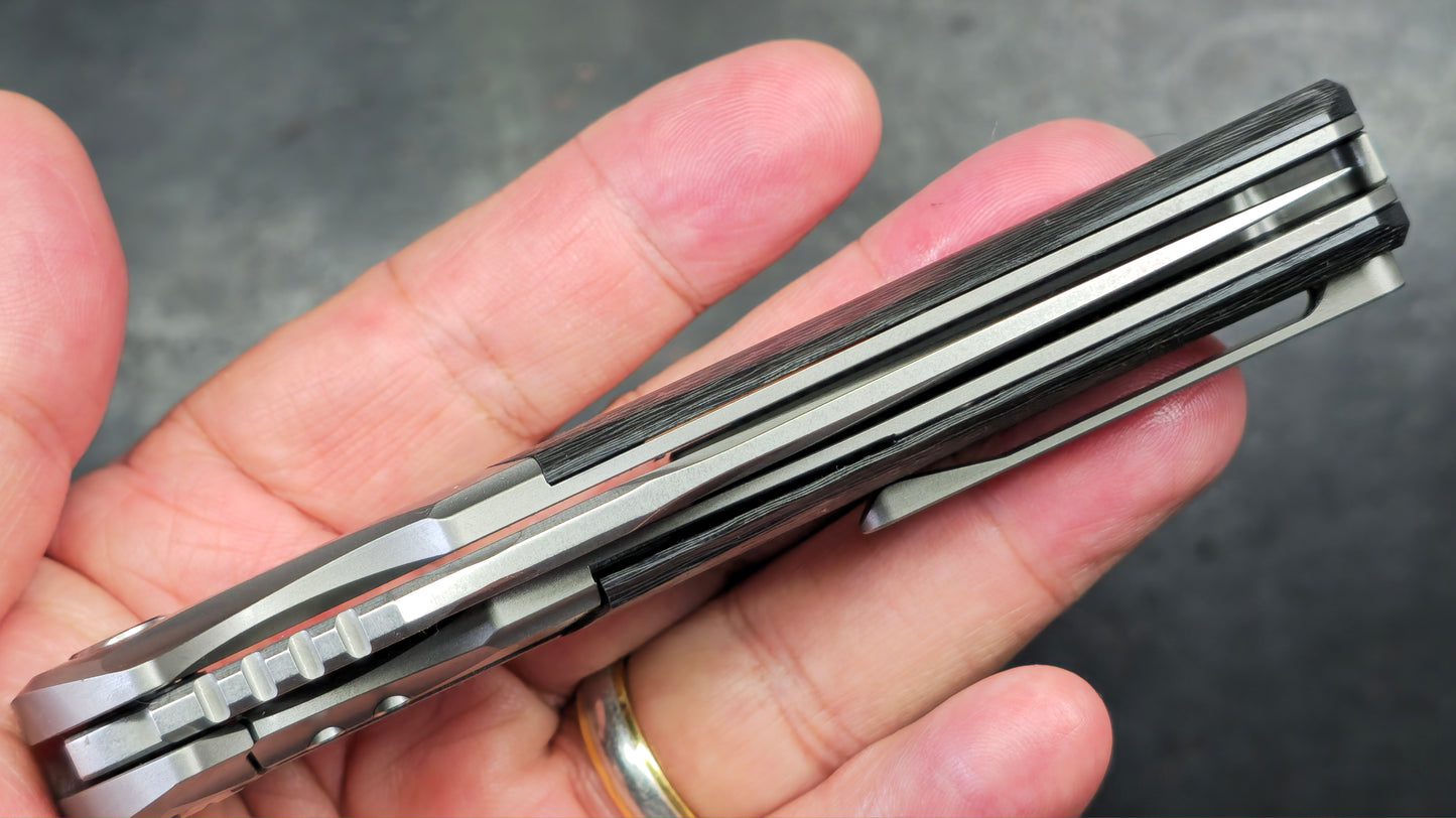 TWOSUN TS162 Titanium Carbon Fiber M390 (NEW)
