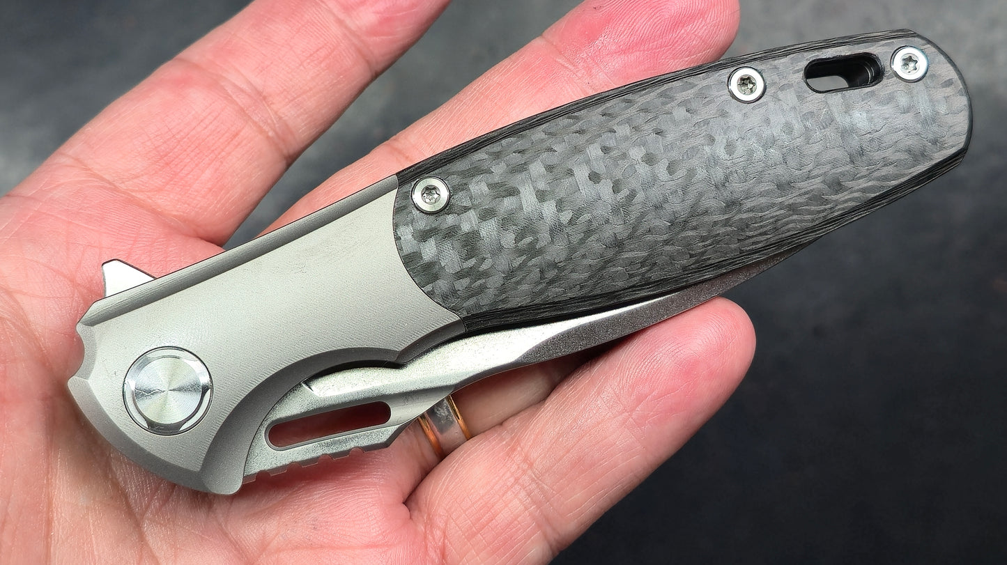 TWOSUN TS162 Titanium Carbon Fiber M390 (NEW)