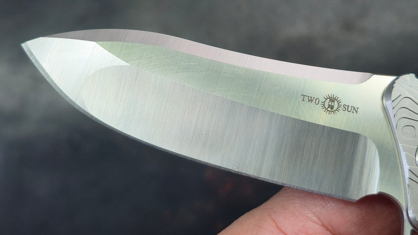 TWOSUN TS72 (SQUARE) Titanium M390 (NEW)
