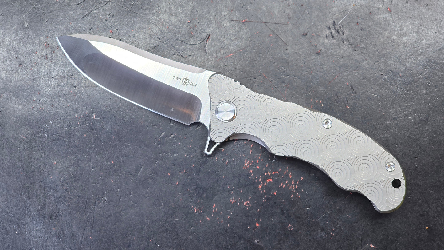 TWOSUN TS72 (ROUND) Titanium M390 (NEW)