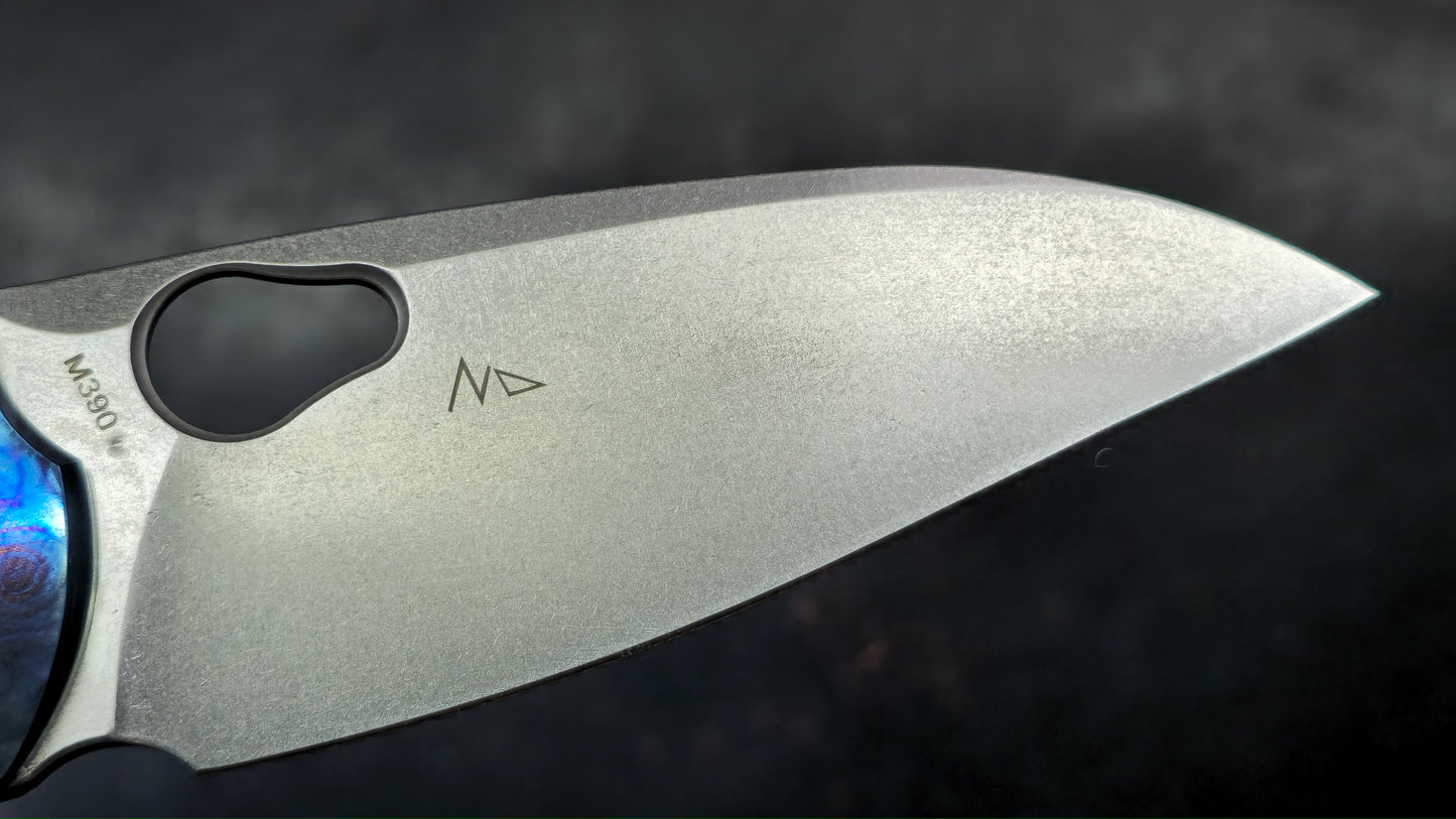 TWOSUN TS129 Red Carbon Fiber / Timascus M390 (NEW)