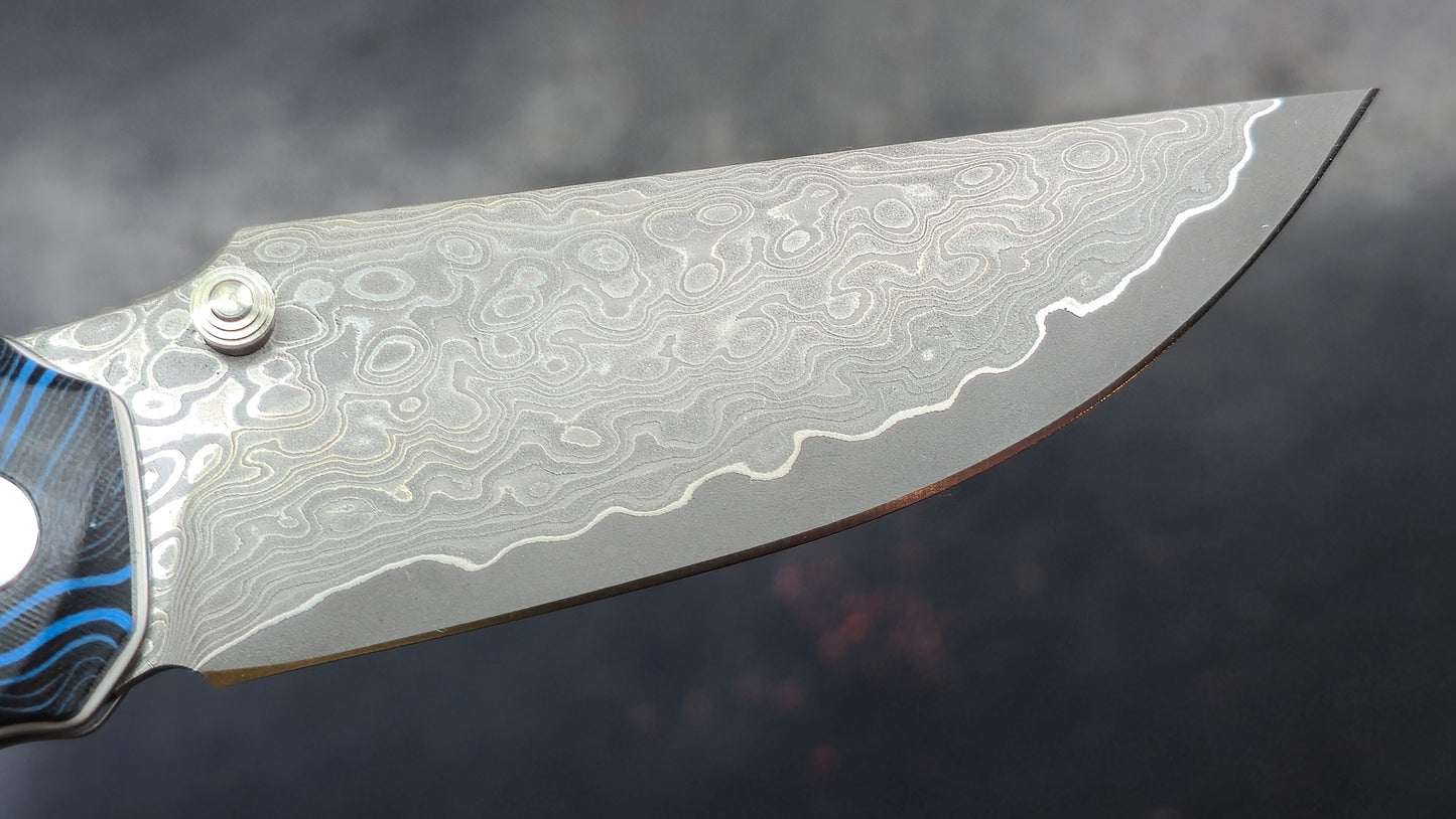 TWOSUN TS598 (FOLDED INTEGRAL) Gimascus handle Dimascus blade (NEW)