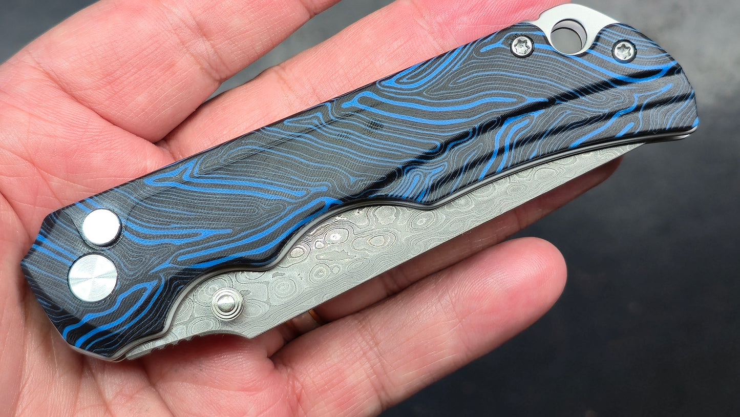 TWOSUN TS598 (FOLDED INTEGRAL) Gimascus handle Dimascus blade (NEW)
