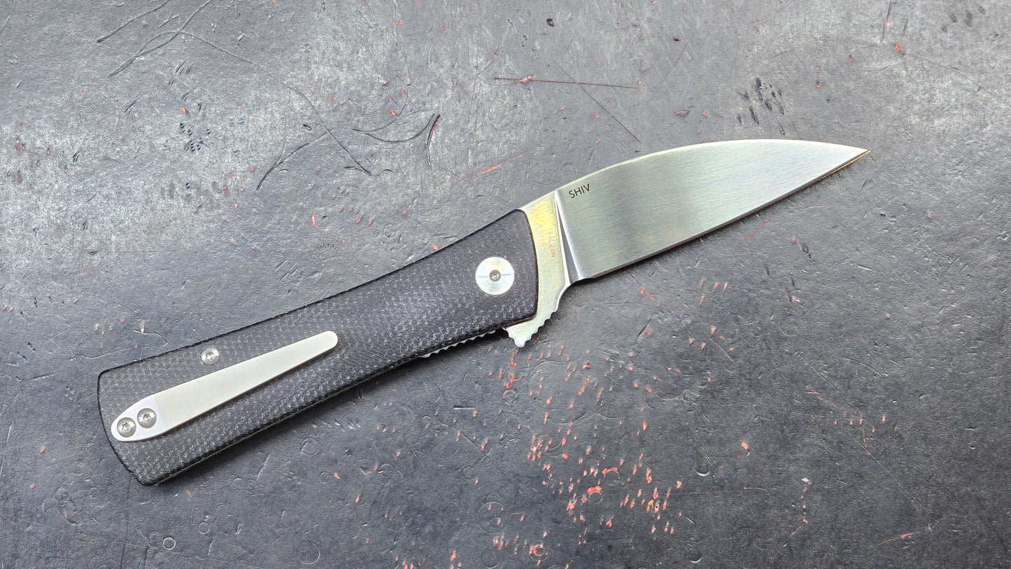 Finch Shiv Micarta 14C28N (NEW)