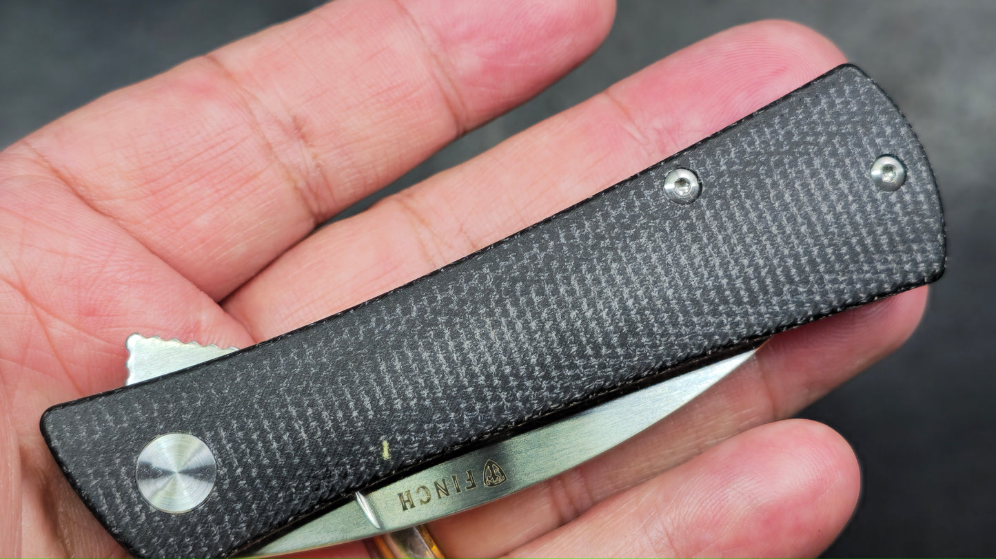 Finch Shiv Micarta 14C28N (NEW)