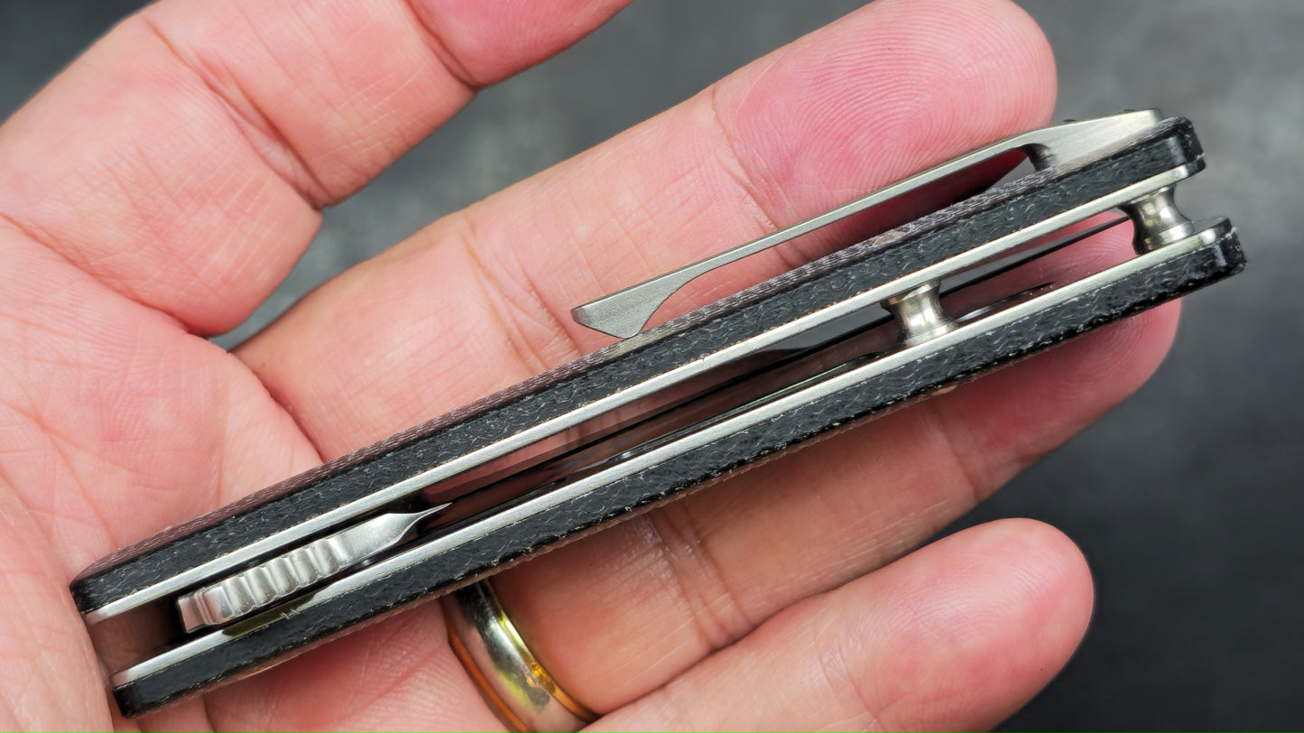 Finch Shiv Micarta 14C28N (NEW)