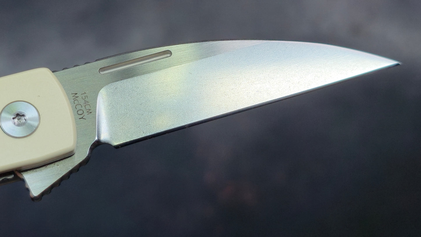 Finch MCcoy Ivory Micarta 154CM (NEW)