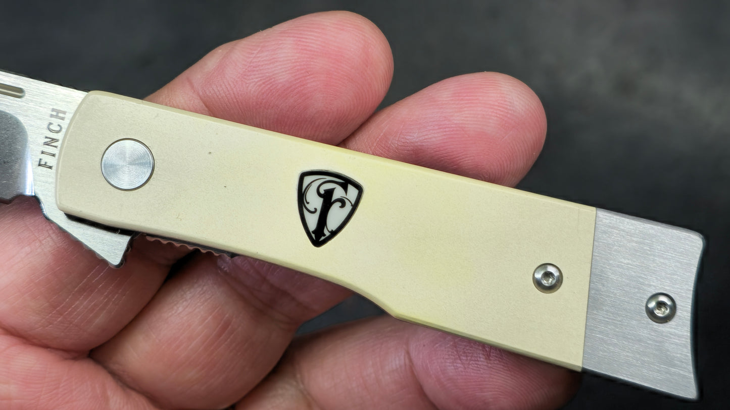 Finch MCcoy Ivory Micarta 154CM (NEW)