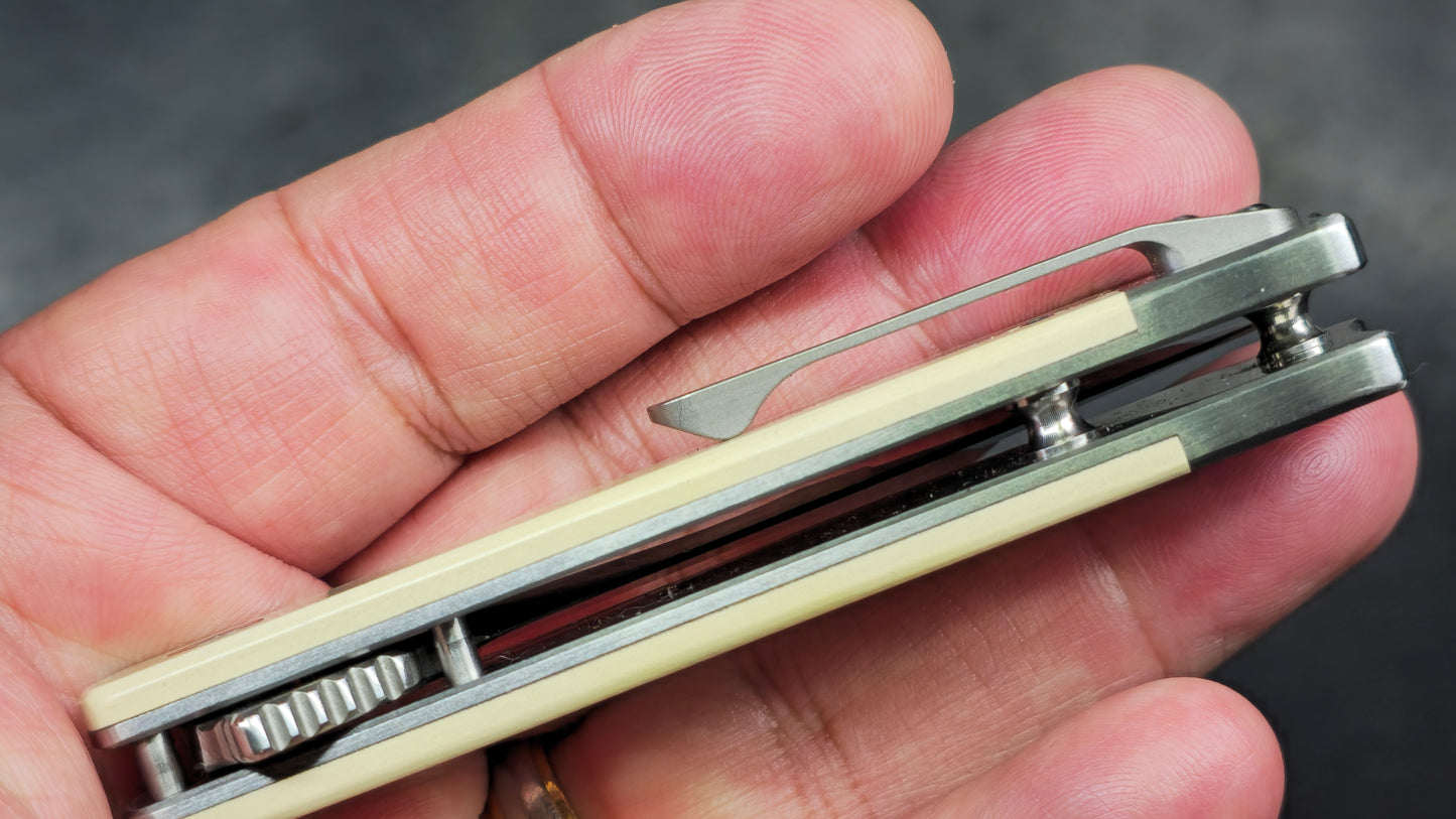 Finch MCcoy Ivory Micarta 154CM (NEW)