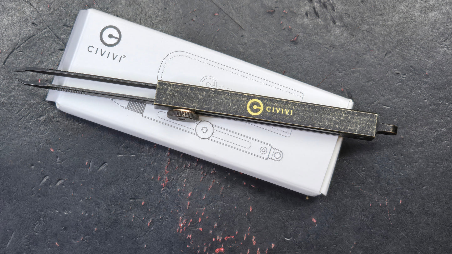 Civivi Tac-N-Tweeze Tweezers Brass Handle (NEW)